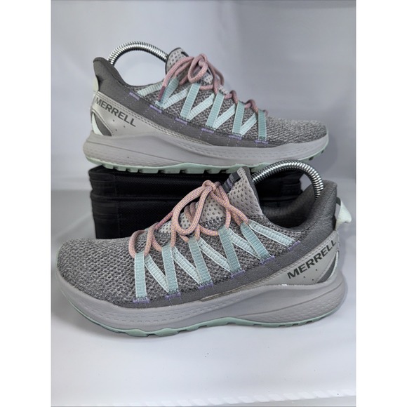 Merrell Shoes - Merrell Womens Bravada‎ Edge Gray Hiking Shoes Size 8.5 (7818512)